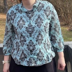 Foxcroft Button Down Blouse
